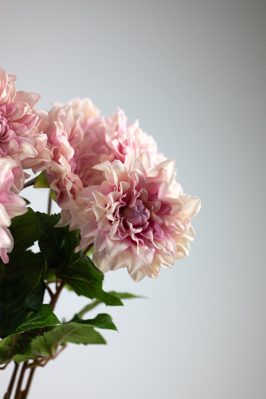Dahlia Rose Artificiel — Real Touch & 1 Fleurs