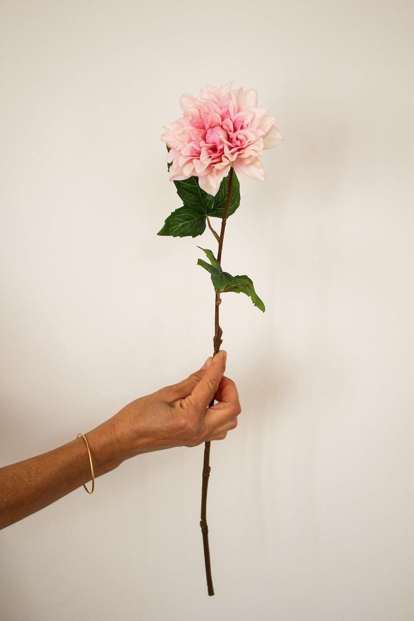 Dahlia Rose Artificiel — Real Touch & 1 Fleurs