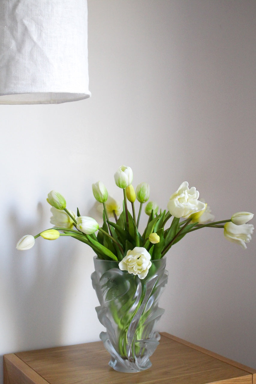 Tulipes Mania Blanches — Bouquet de Tulipes Perroquets Real Touch