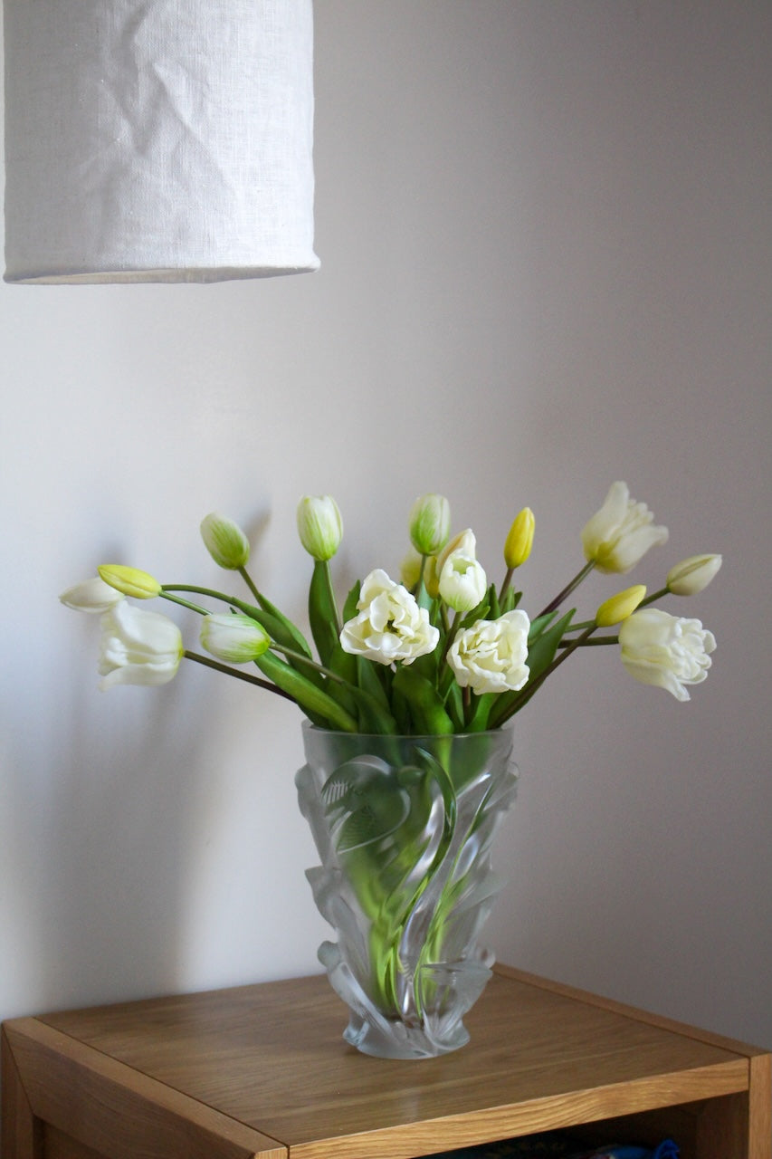 Tulipes Mania Blanches — Bouquet de Tulipes Perroquets Real Touch