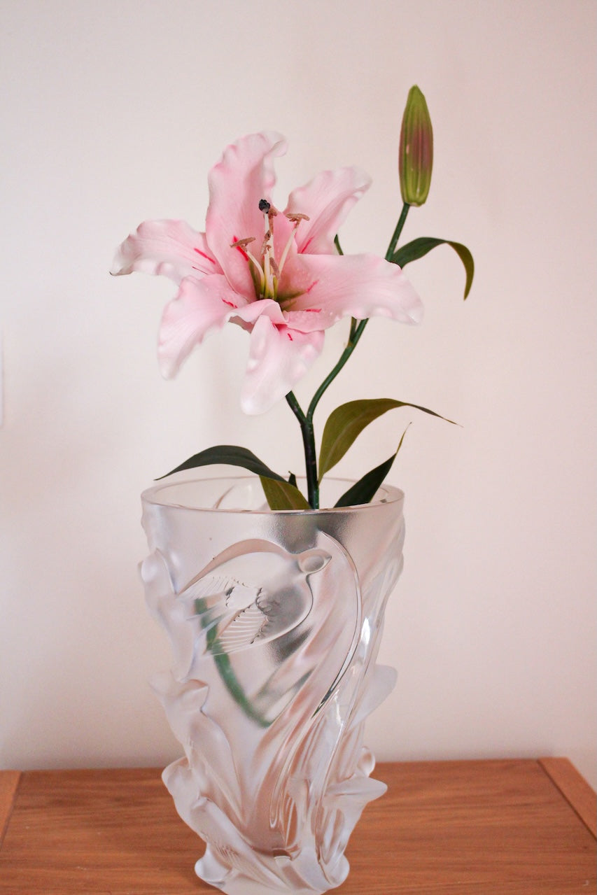 Lys Rose Artificiel Real Touch — Fleur Haute Qualité