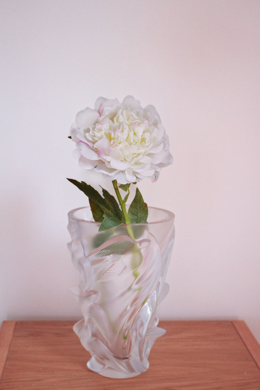 Pivoine Blanche Artificielle Real Touch — Fleur Haute Qualité