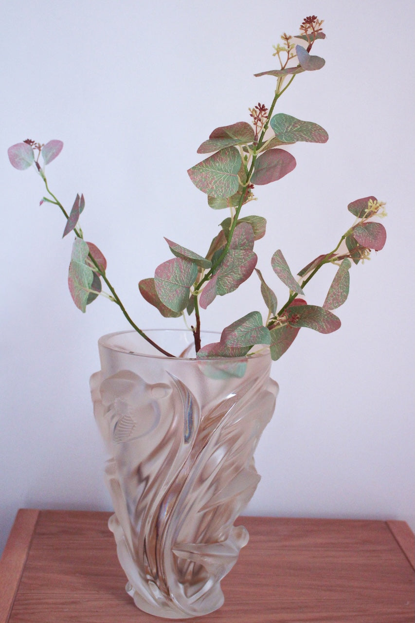 Eucalyptus Vert & Rose Artificiel — Branche Haute Qualité