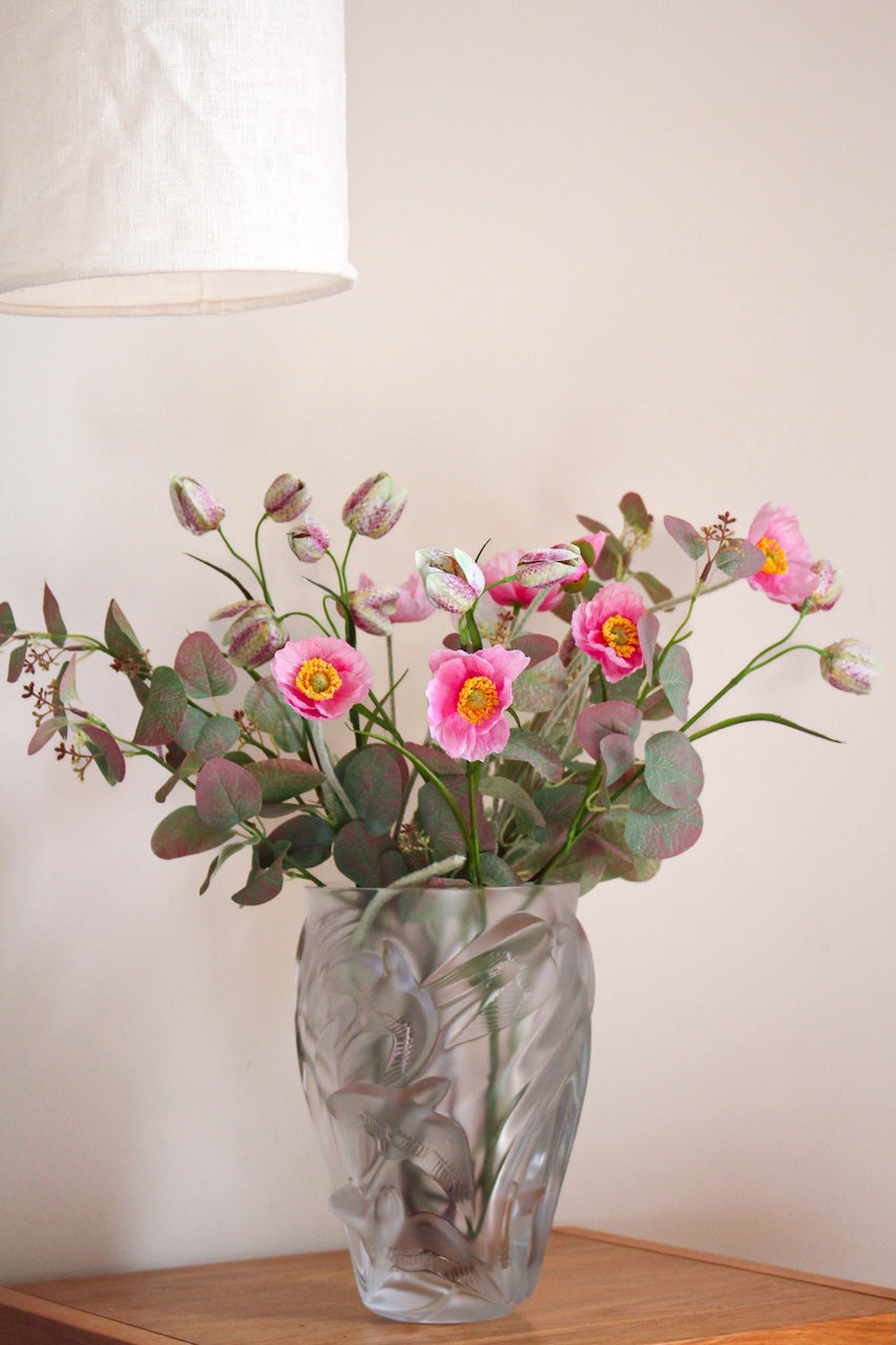 Bouquet Thomas — Composition de Pavots, Fritillaires et Eucalyptus