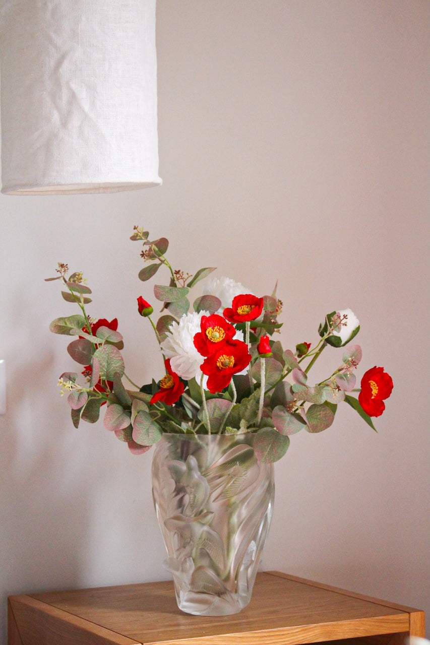Bouquet Jean — Composition de Pavots et Eucalyptus
