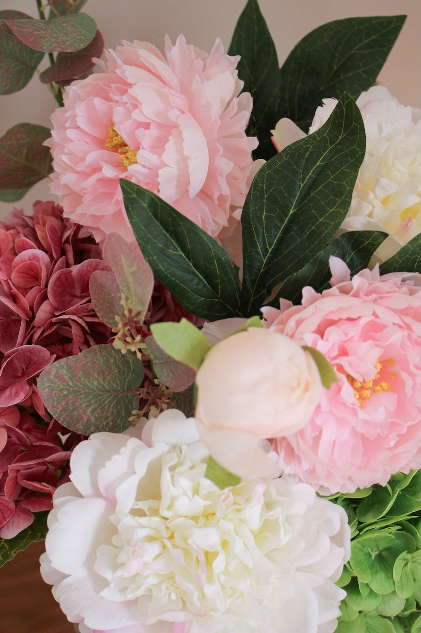 Bouquet Agatha — Composition de Pivoines et Hortensias