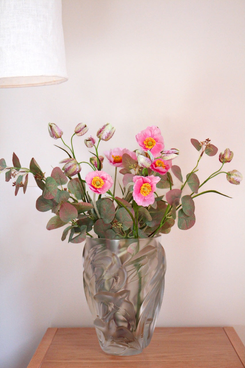 Bouquet Thomas — Composition de Pavots, Fritillaires et Eucalyptus