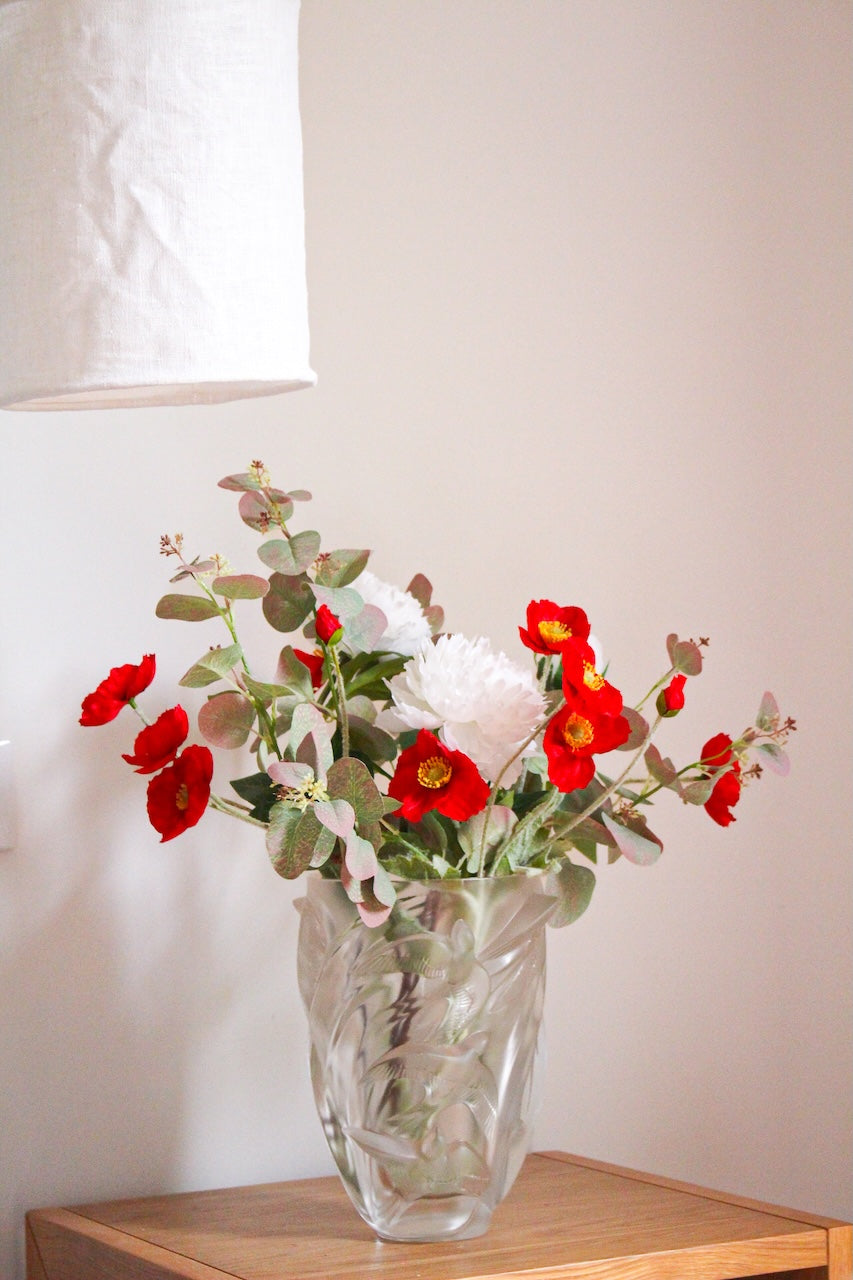 Bouquet Jean — Composition de Pavots et Eucalyptus