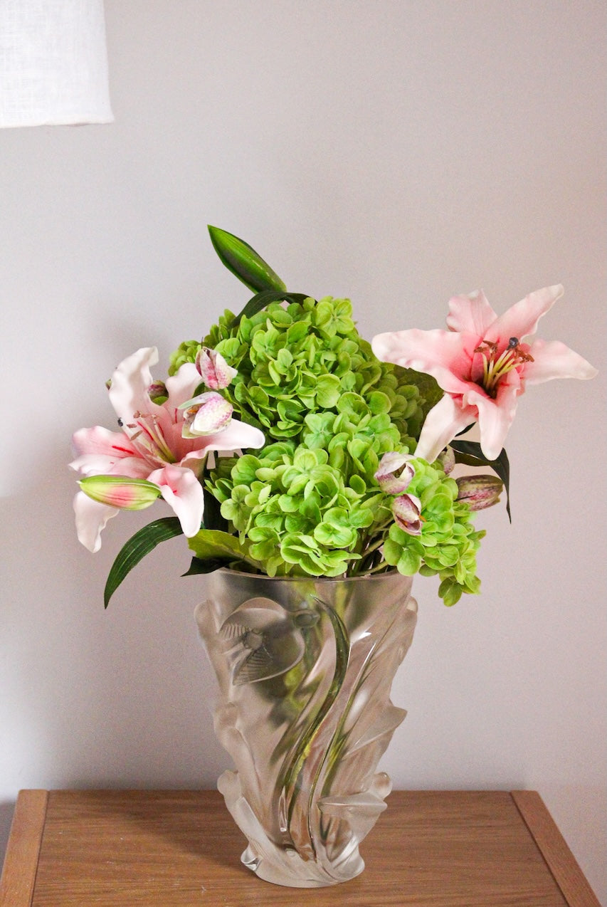 Bouquet Jade — Composition de Lys et Hortensias